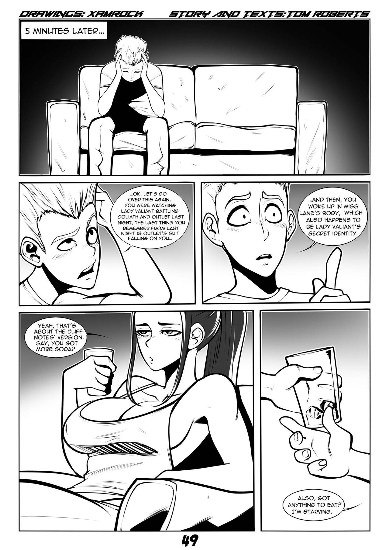 Lady Valiant Main Comic Page Comic Porn Xxx