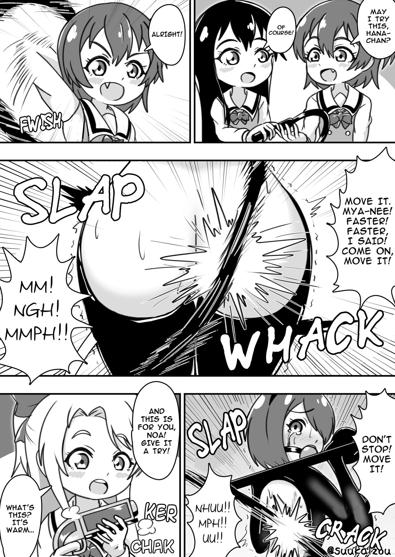 A cartoon in which my sister is trained by Hana page 11 full