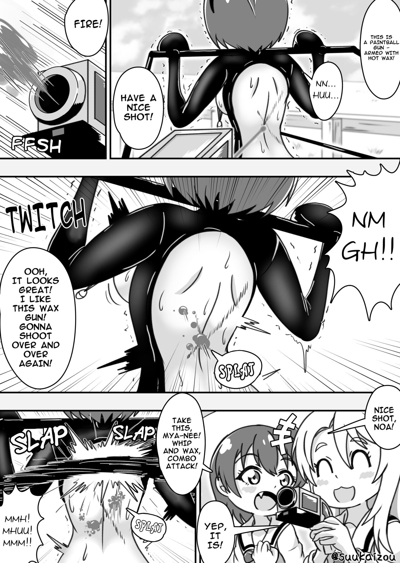 A cartoon in which my sister is trained by Hana page 12 full