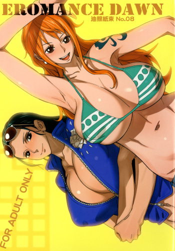 (C79) [Abradeli Kami (bobobo)] EROMANCE DAWN (One Piece) [Spanish] [Genki-na Kokoro] [Colorized] [Decensored] cover