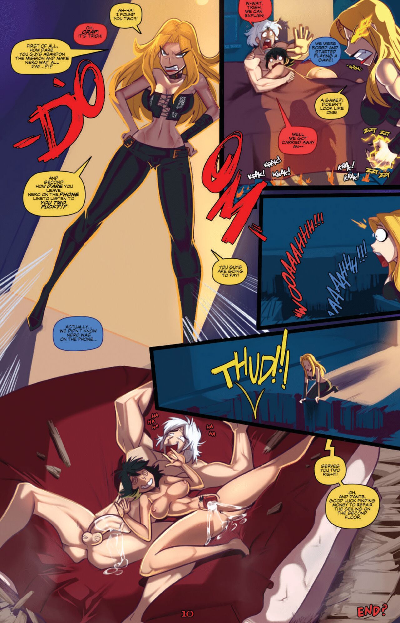 Devil May Fuck : Dante X Lady - Sex & Gambling page 11 full
