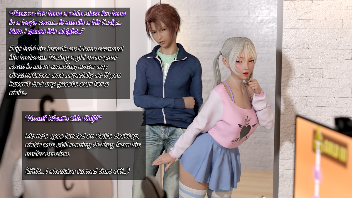 Gamer Defeated and Humiliated by a Girl in a Miniskirt page 12 full