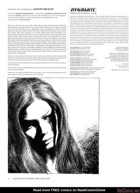 Masters Of Spanish Comic Book Art By David Roach page 3 full