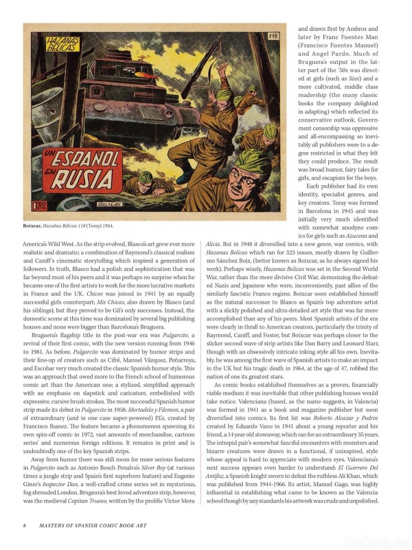 Masters Of Spanish Comic Book Art By David Roach page 9 full