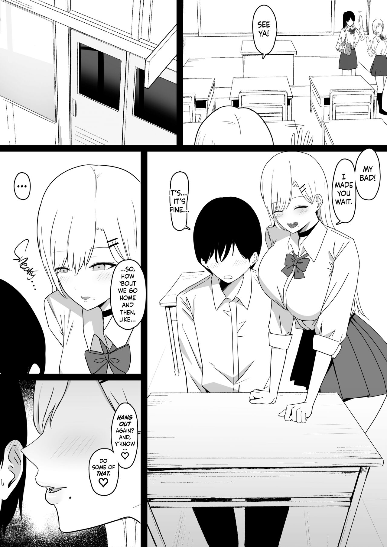 Dosukebe JK Gal no Honki Sakusei | Getting my Balls Drained by a Slutty JK Gyaru page 4 full
