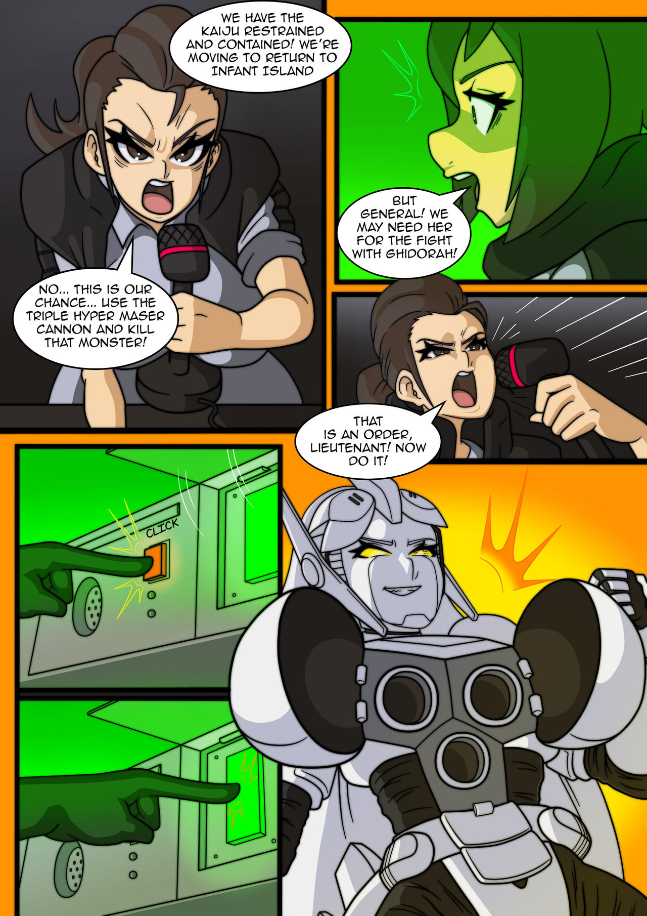Kaiju Girls Chapter 6 page 11 full