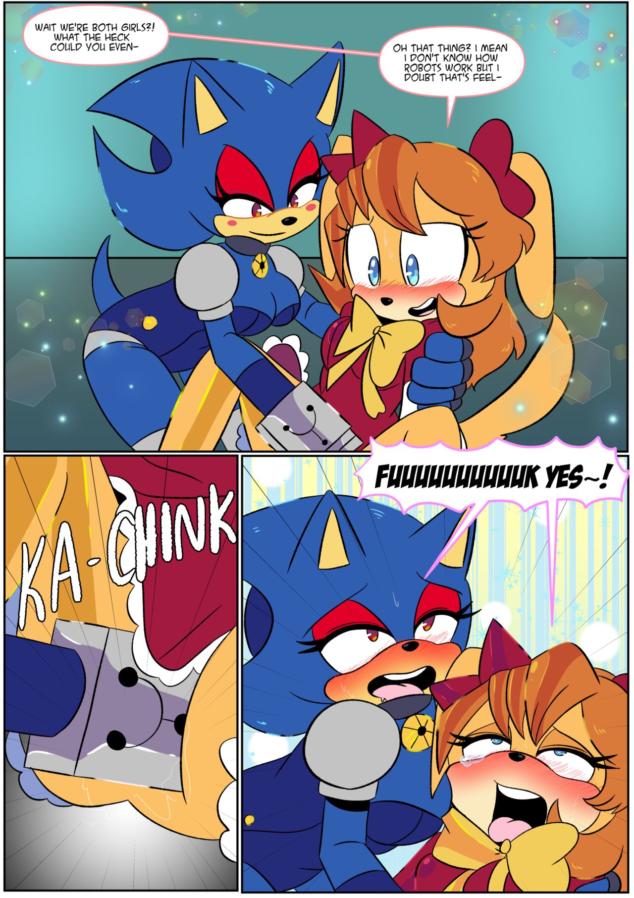 Gotta Girl Fast #4: Metal Sonic page 10 full