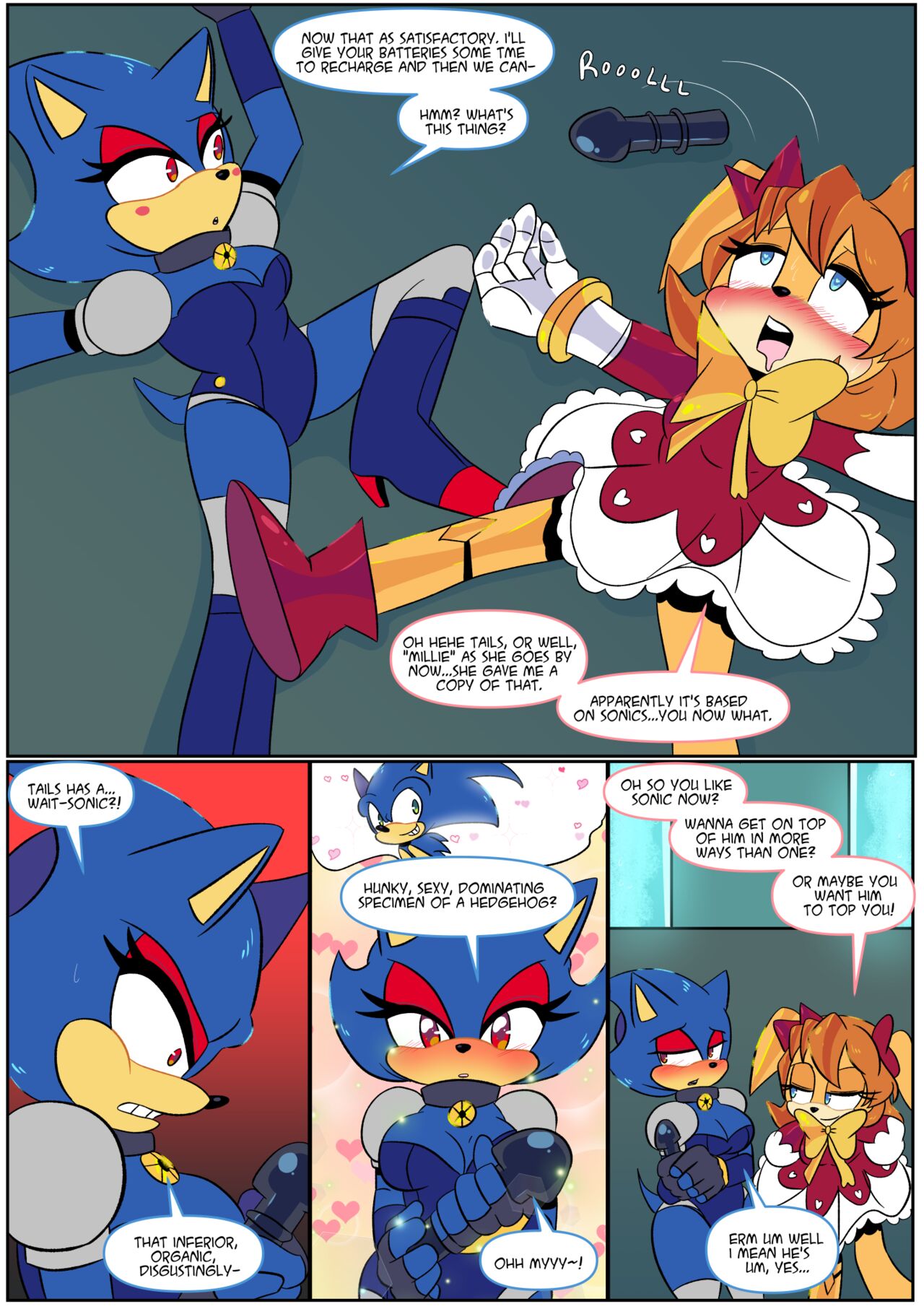 Gotta Girl Fast #4: Metal Sonic page 12 full