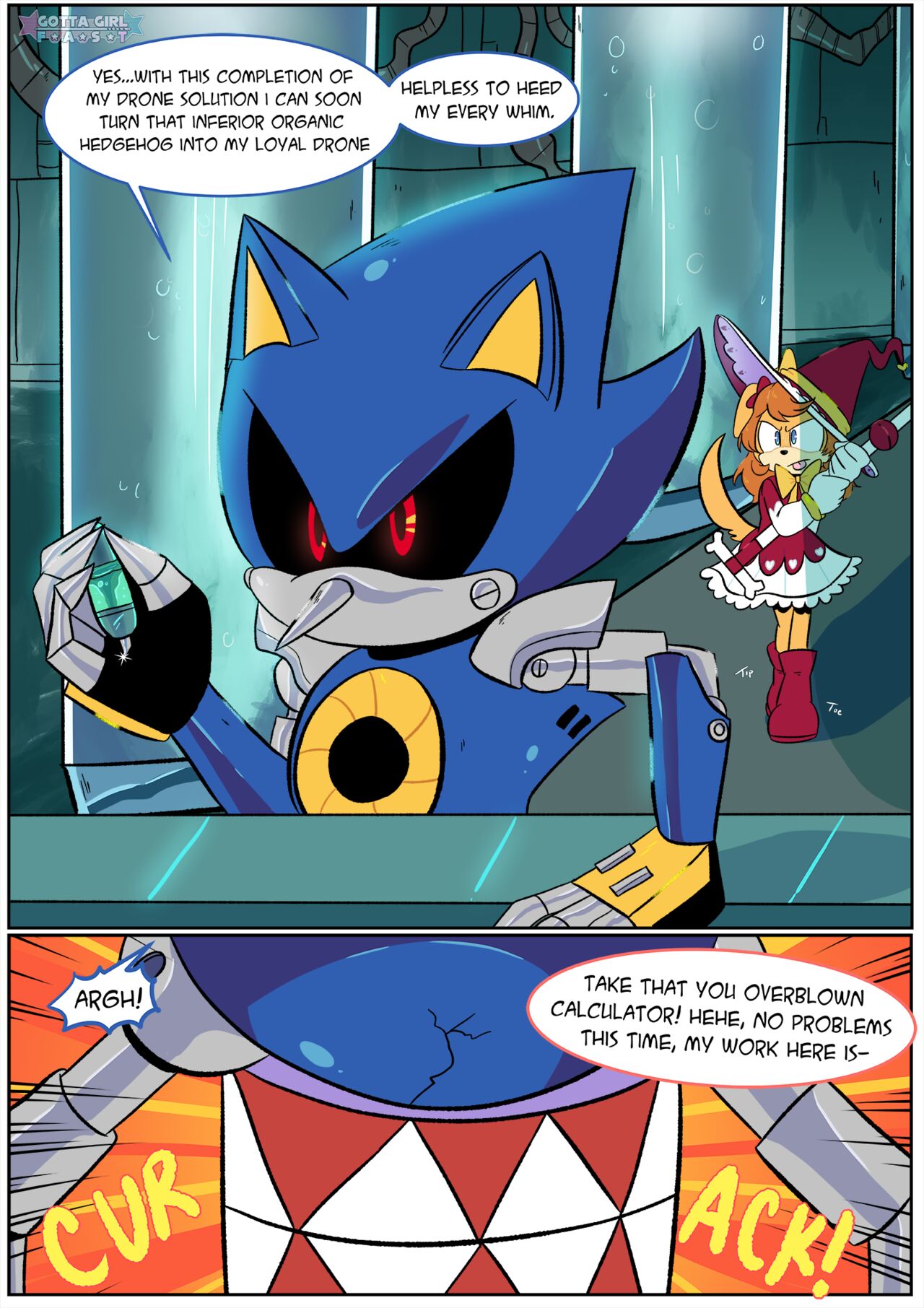 Gotta Girl Fast #4: Metal Sonic page 2 full