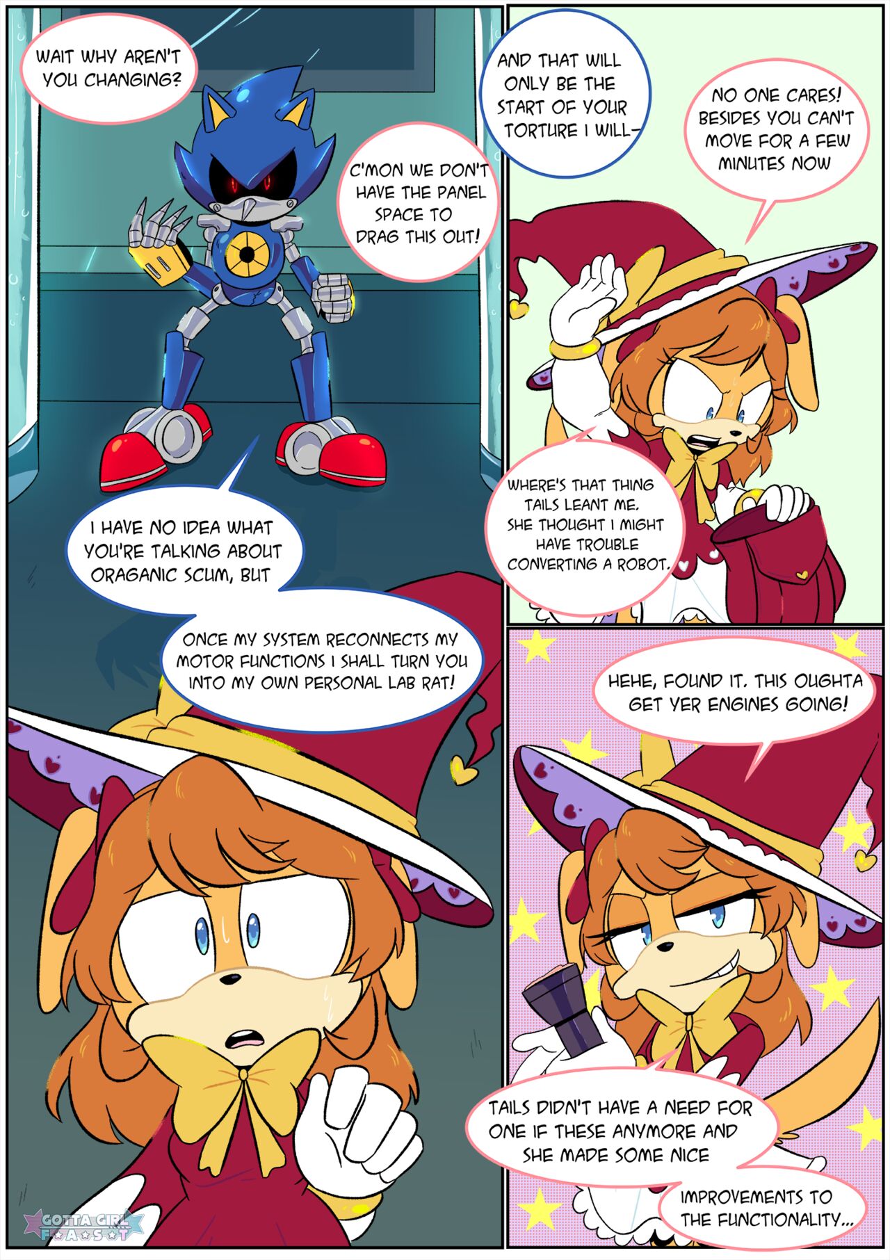 Gotta Girl Fast #4: Metal Sonic page 3 full