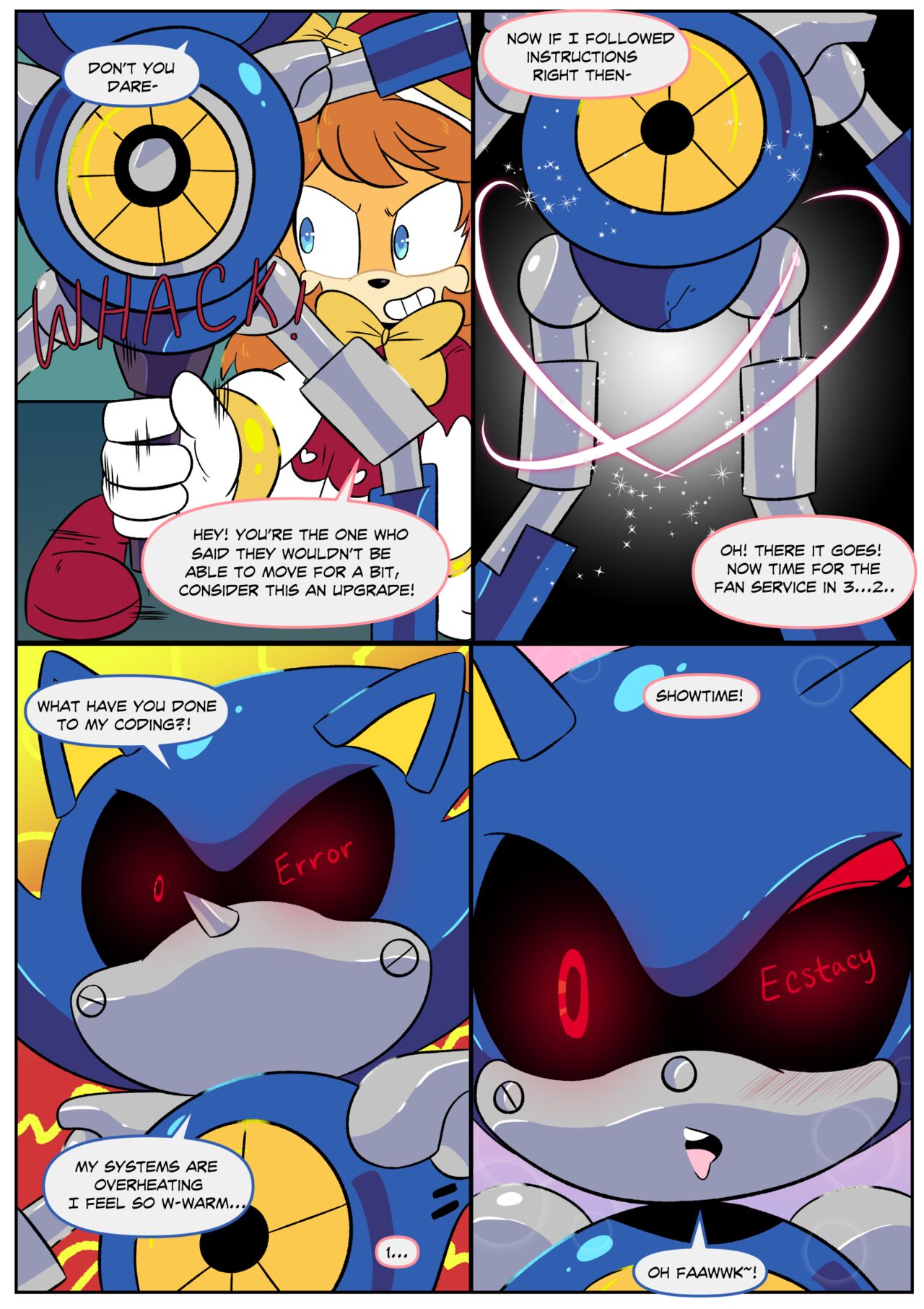 Gotta Girl Fast #4: Metal Sonic page 4 full