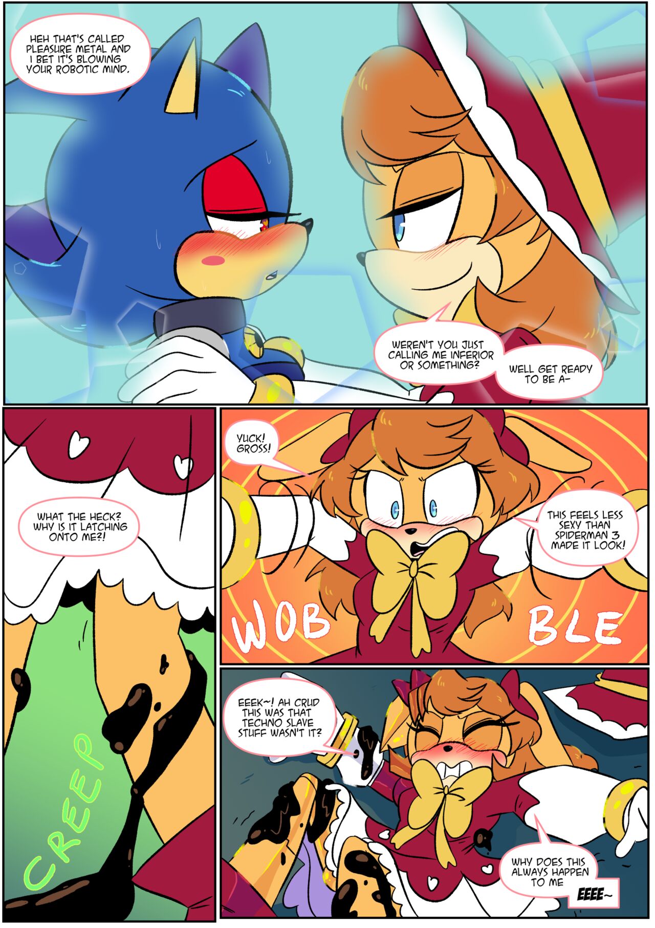 Gotta Girl Fast #4: Metal Sonic page 6 full