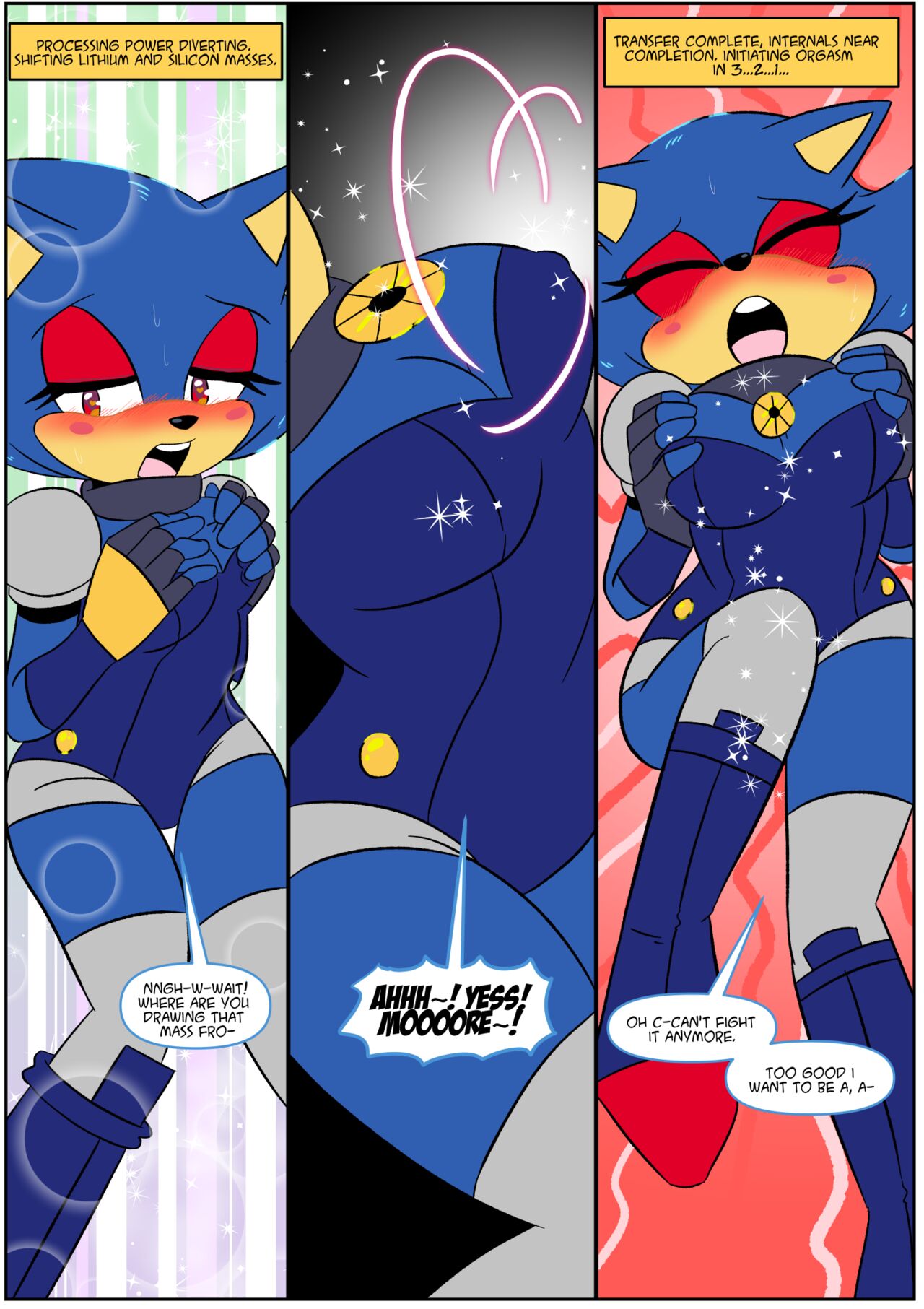 Gotta Girl Fast #4: Metal Sonic page 7 full