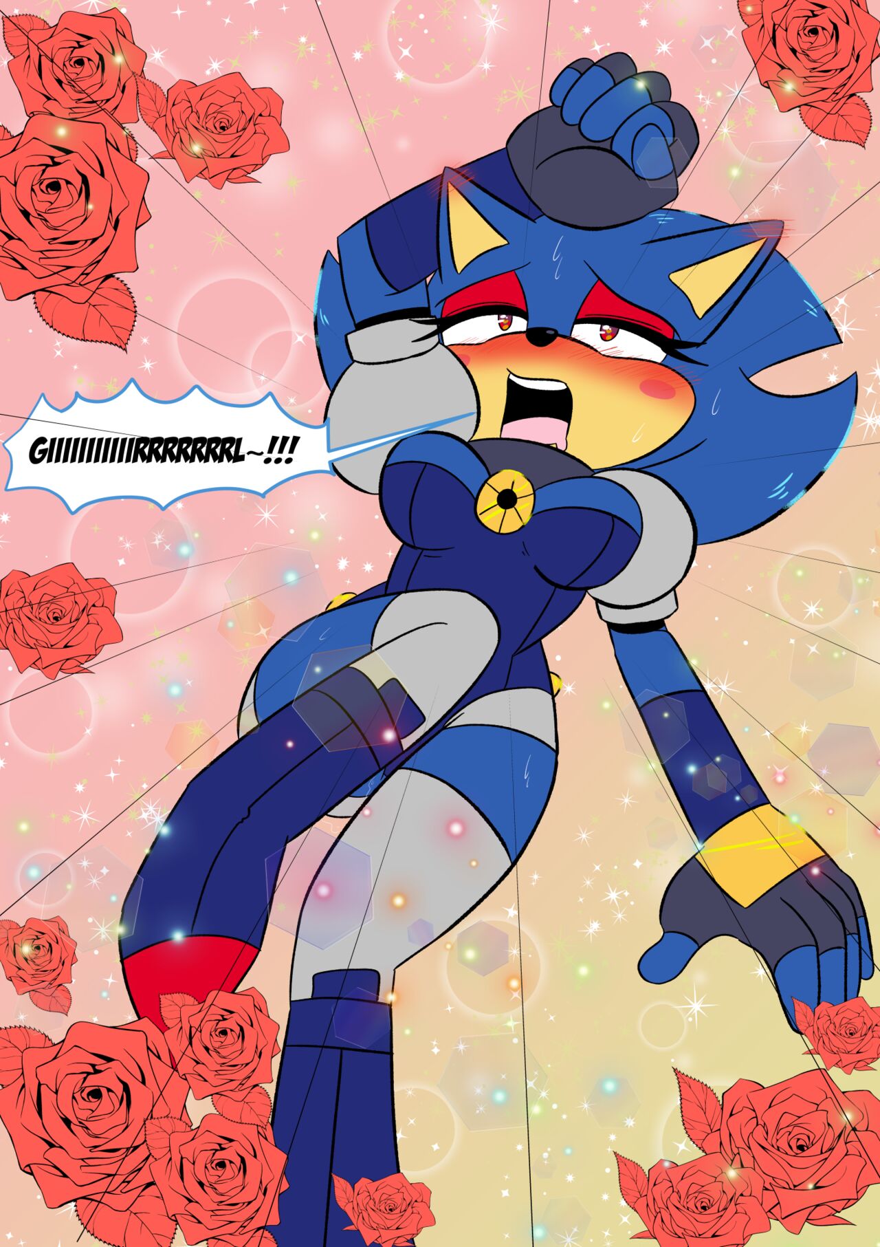 Gotta Girl Fast #4: Metal Sonic page 8 full