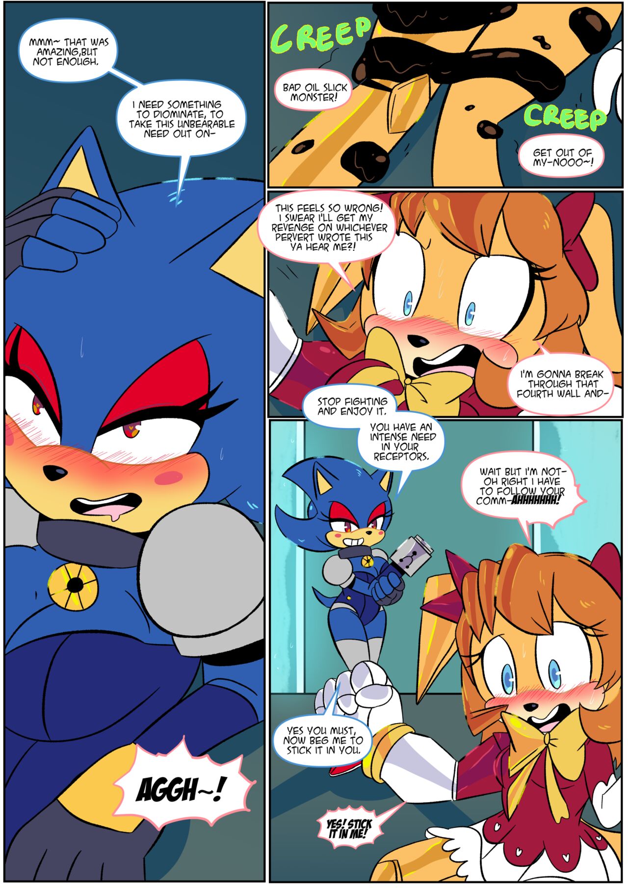Gotta Girl Fast #4: Metal Sonic page 9 full