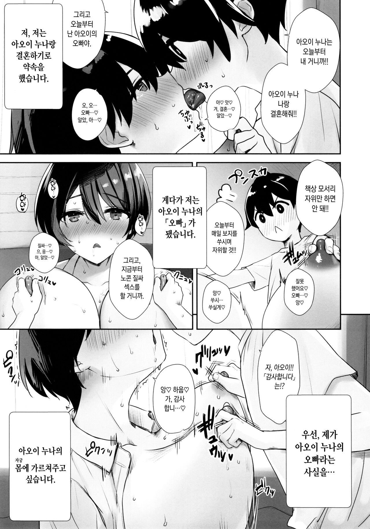 Itsumo No-pan ‧ No-bura na Mukanjou Onee-chan no Shikyuu ni Ippai H na Koto  o Shite Boku no Mono ni Suru Hon | 항상 노팬티 노브라인 감정 없는 누나의 자궁에 잔뜩 야한 짓을 해서 내 것으로 만드는 책 page 10 full