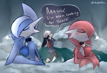 [dustedpollen] Snowfall Hot Springs (Pokemon Legends : Arceus) (WIP) cover