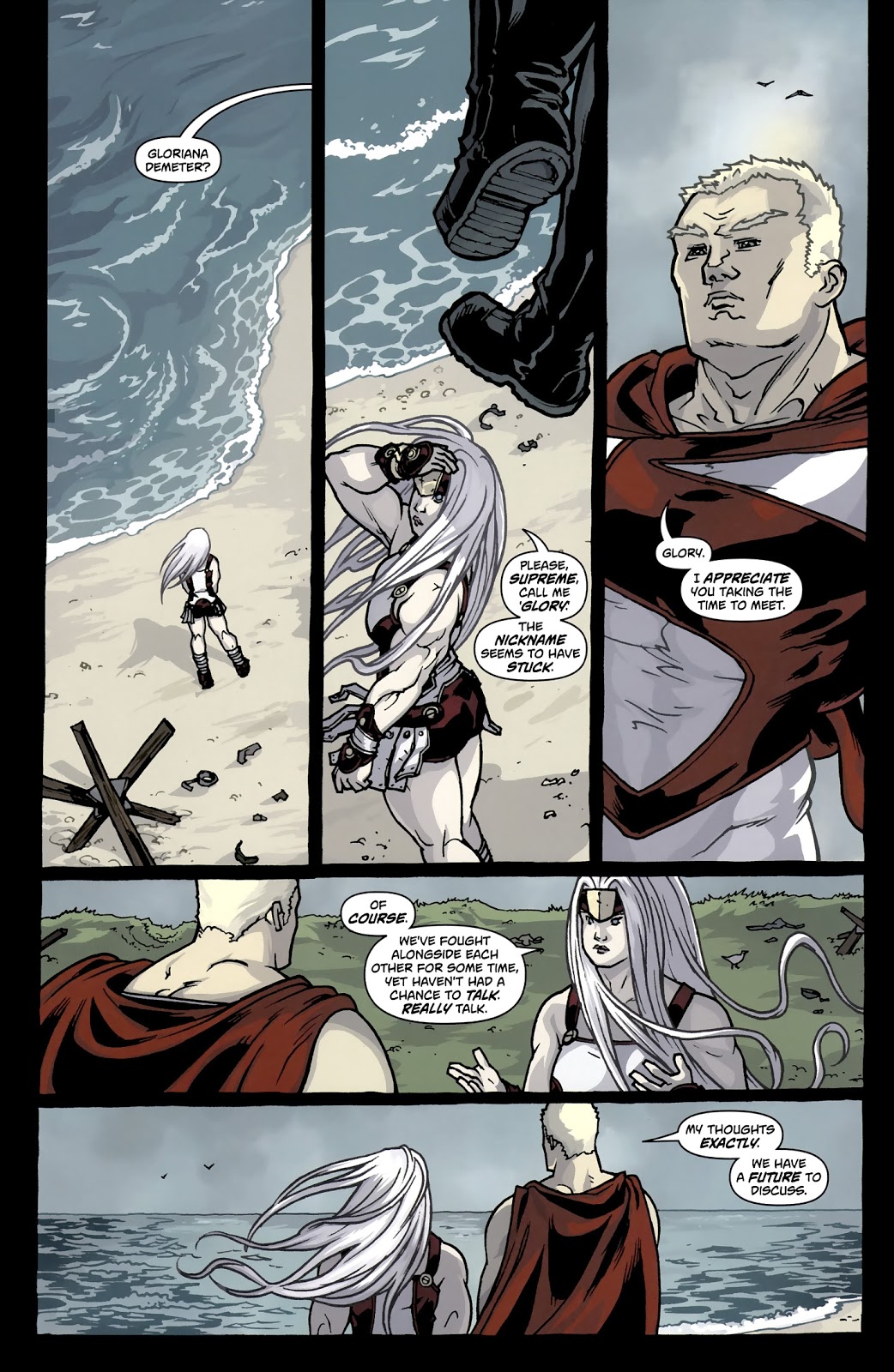 GLORY COMIC Artist  MOONcalfe - Sophie Campbell page 11 full