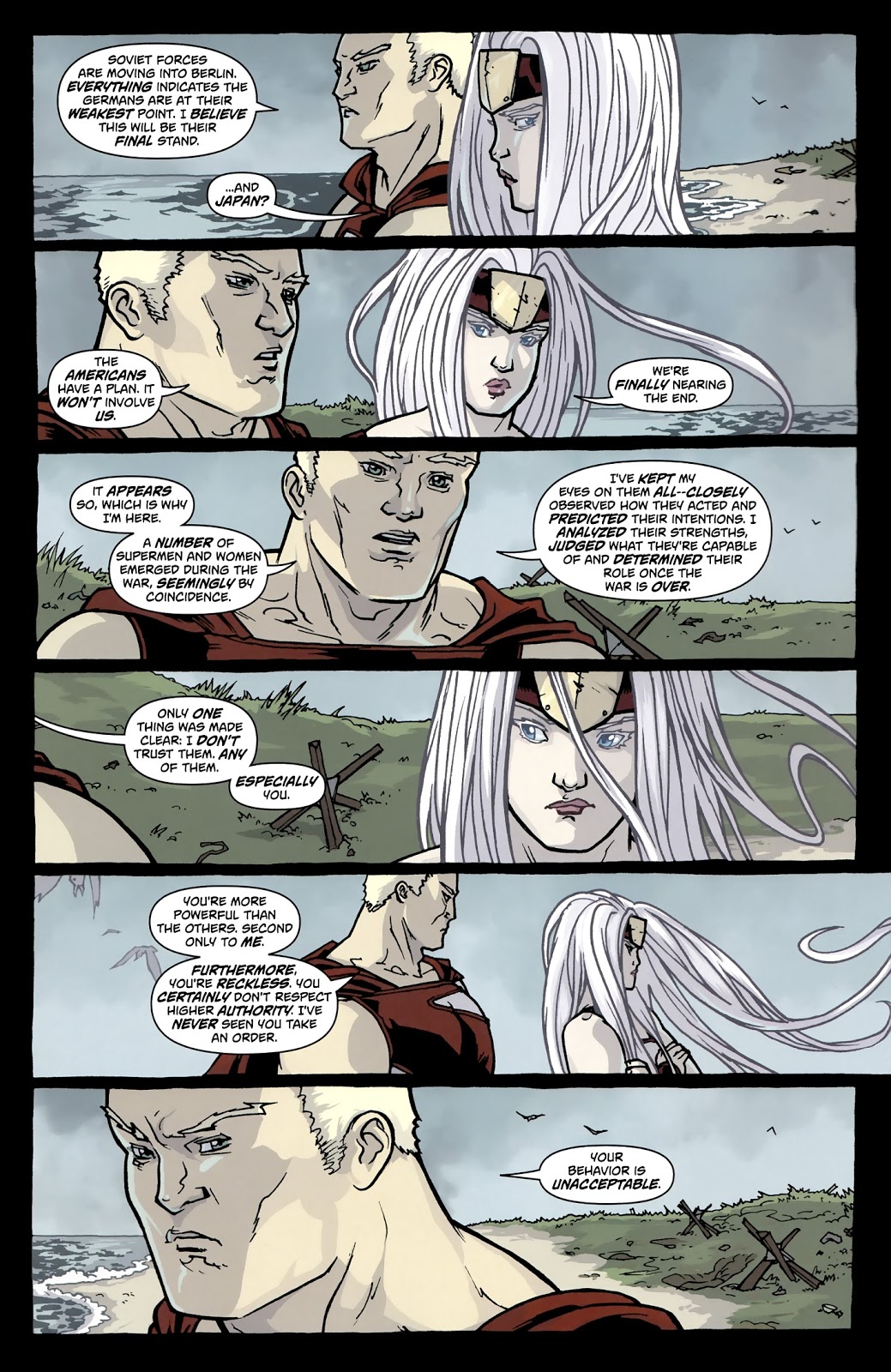 GLORY COMIC Artist  MOONcalfe - Sophie Campbell page 12 full