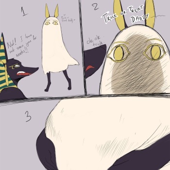 [Akitokit]Anubis Dad and daughter Net cover