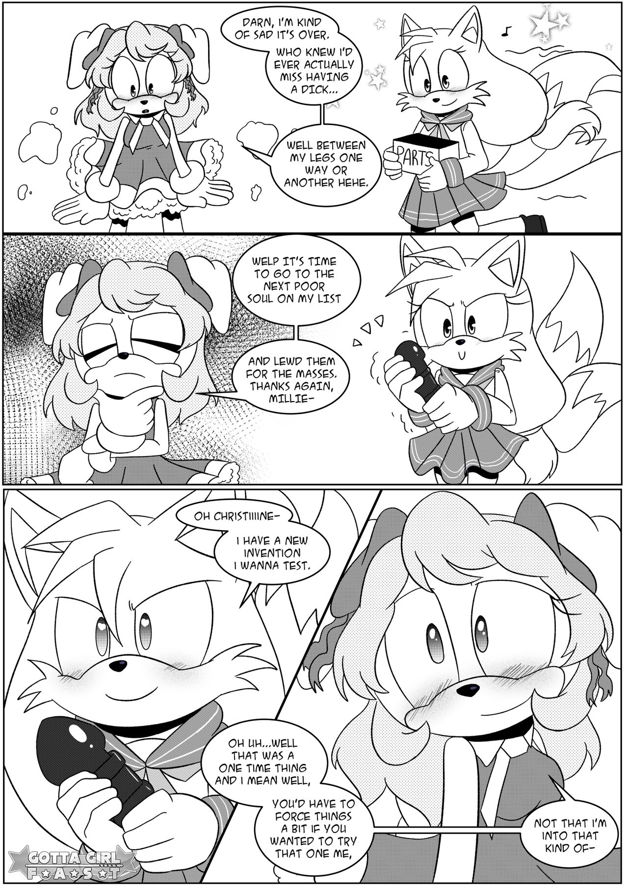 Gotta Girl Fast #3: Tails page 12 full