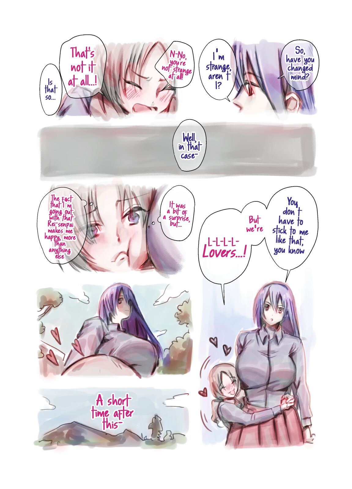 Daisuki na Senpai ga Futanari datta kedo Mushiro Shiawase desu | My Beloved Senpai is a Futanari!? I'm So Happy! page 4 full