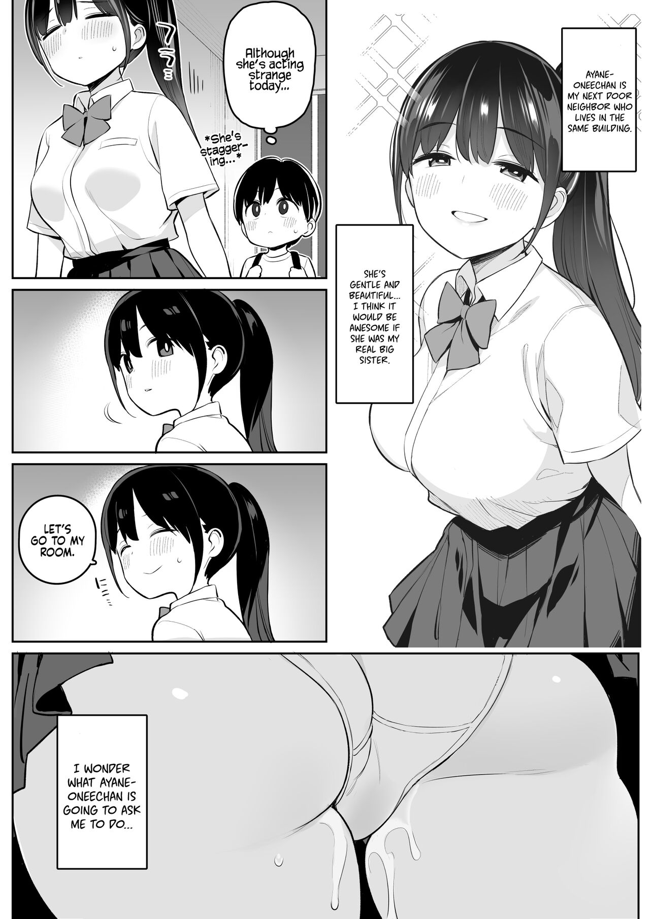 Mijika na Onee-san ga Succubus datta node Sakusei sareru Ohanashi | The  Story of How The Big Sister Neighbor Squeezed My Semen Because She was a  Succubus - Page 3 - Comic Porn XXX