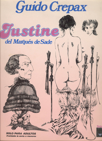 [Guido Crepax]  Justine [Spanish] cover