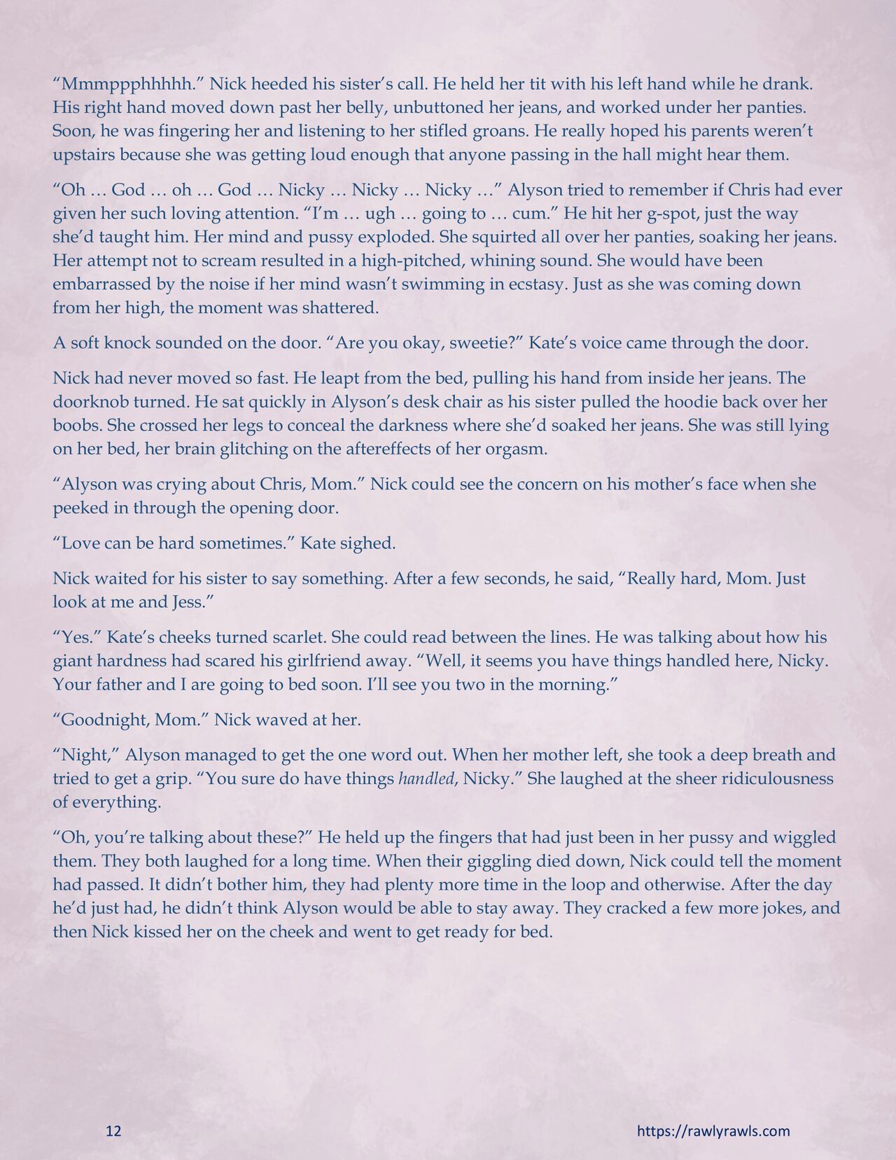 Enki's Puzzle Chapter 10: Rawly Rawls Fiction page 12 full