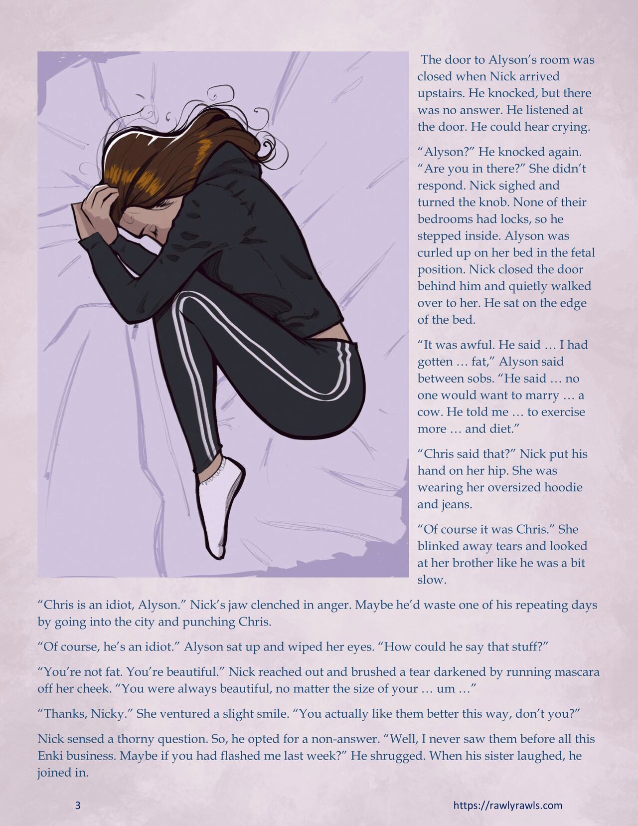Enki's Puzzle Chapter 10: Rawly Rawls Fiction page 3 full