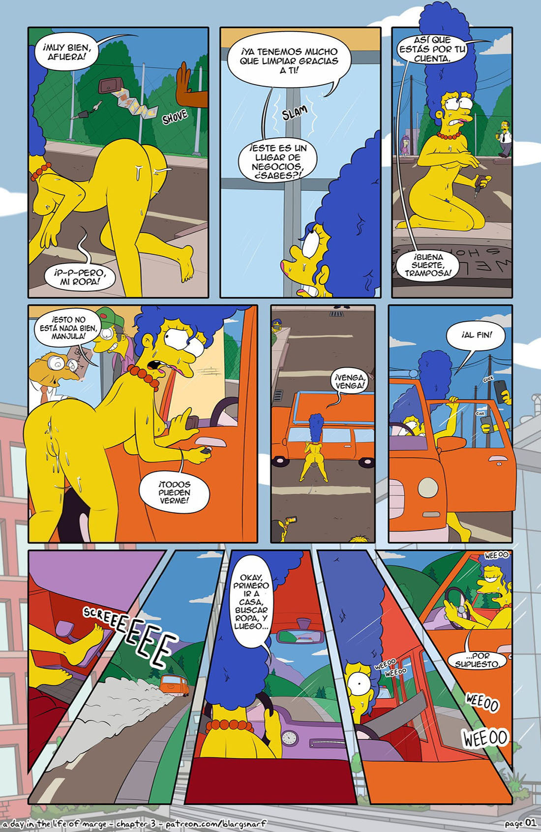 Un Dia en la Vida de MARGE  3 page 1 full