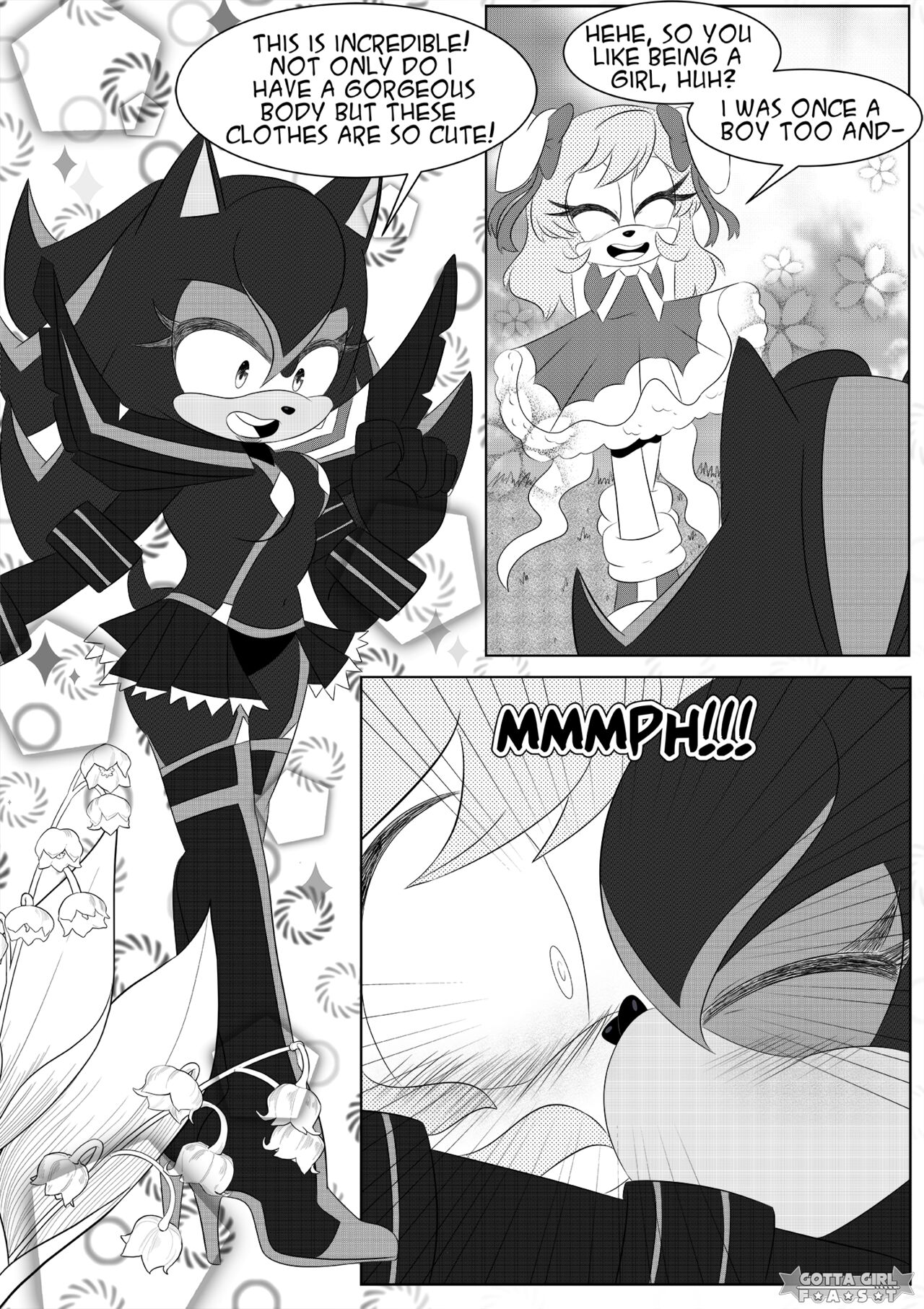 Gotta Girl Fast #1: Shadow page 12 full