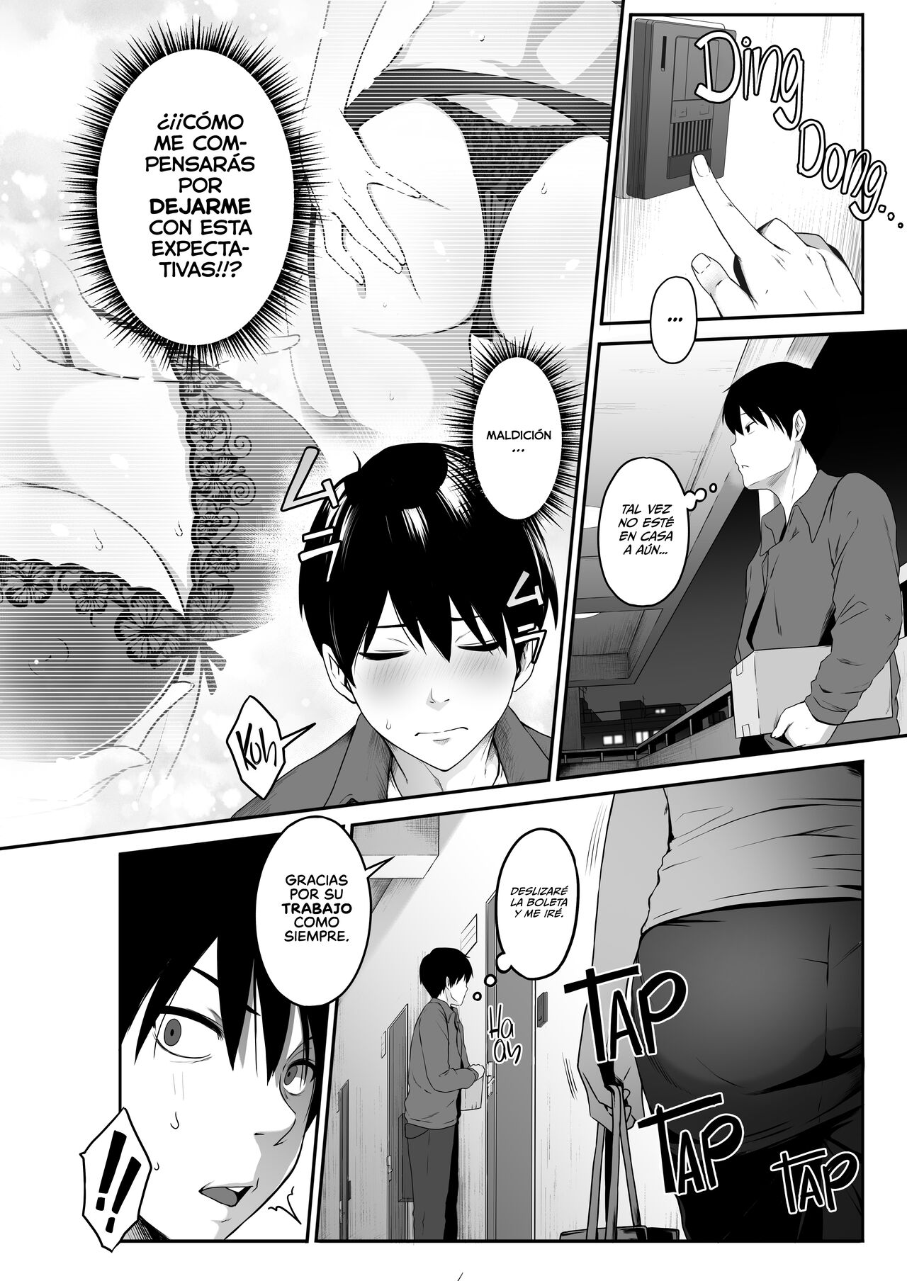 Takuhaikun ga Yarareta! ~ Hatsujou o Nesan ga Neratteita Otodokemono wa Oredeshita ~ | ¡El Repartidor ha sido engañado! ~El Paquete que esa Mujer Pervertida Estaba Esperando era Yo~ page 7 full