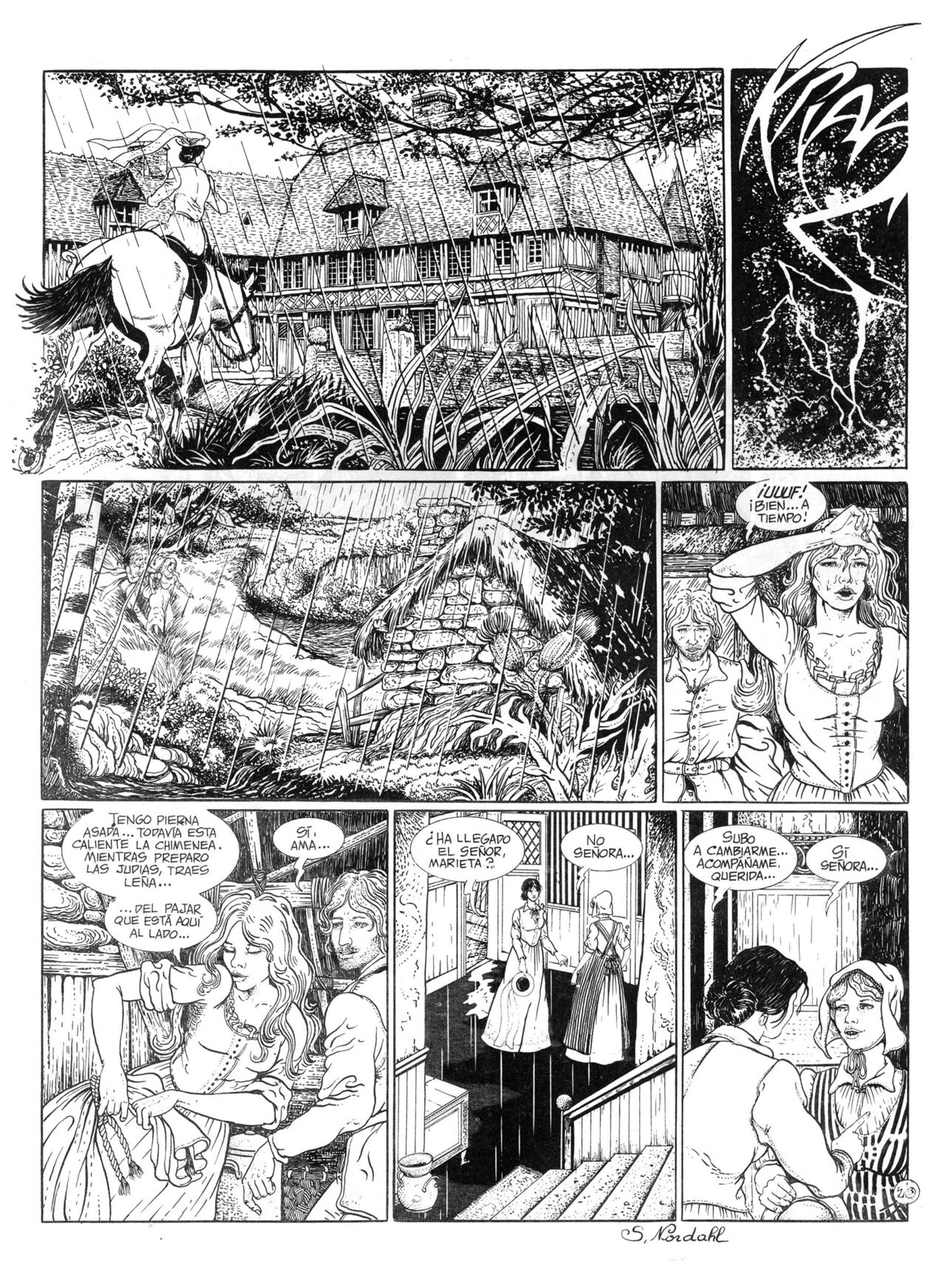 Les damnés de Mallande / Los Condenados de Mallande page 11 full