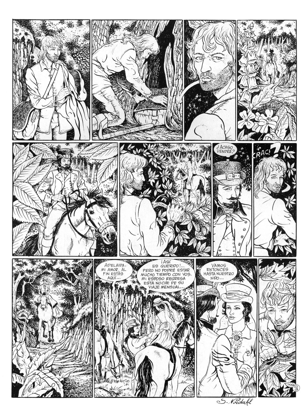 Les damnés de Mallande / Los Condenados de Mallande page 3 full