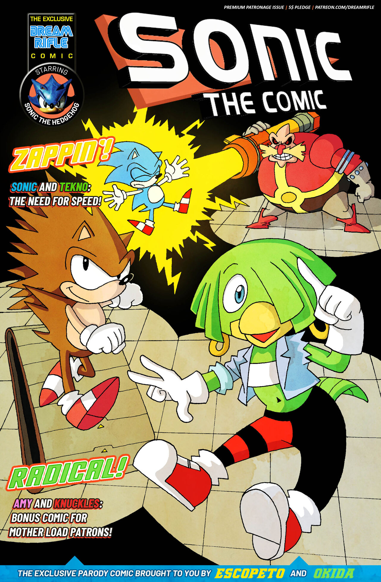 Sonic the Comic: Sonic & Tekno - Quickie Resolved page 1 full