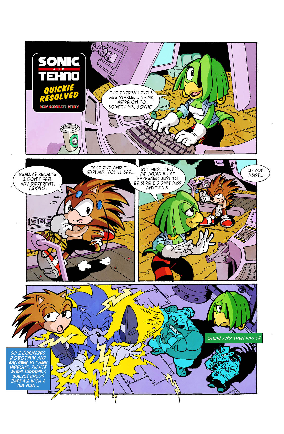 Sonic the Comic: Sonic & Tekno - Quickie Resolved page 2 full