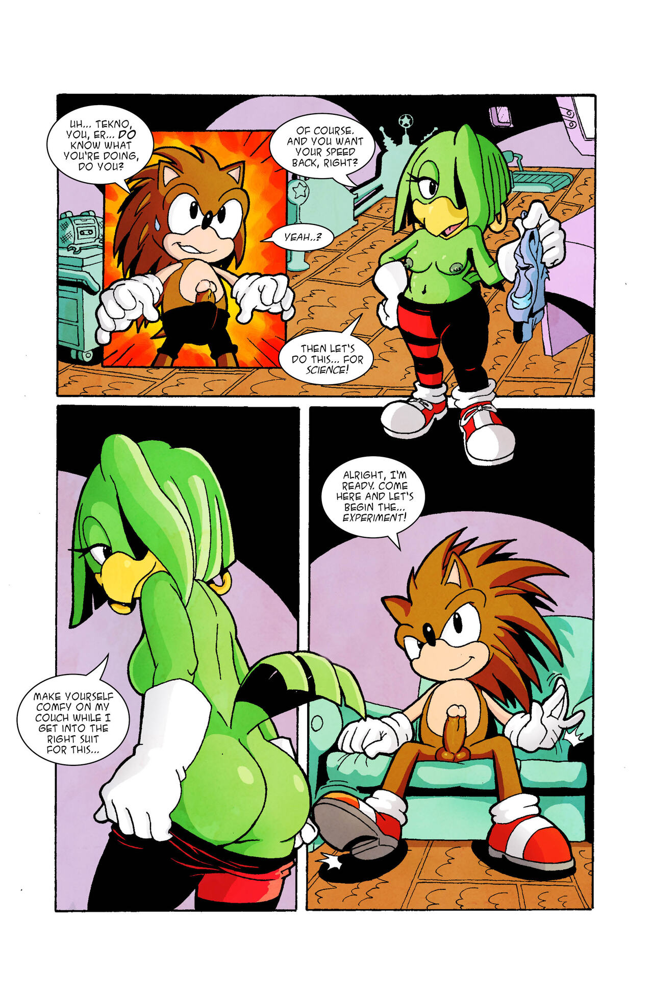 Sonic the Comic: Sonic & Tekno - Quickie Resolved page 5 full