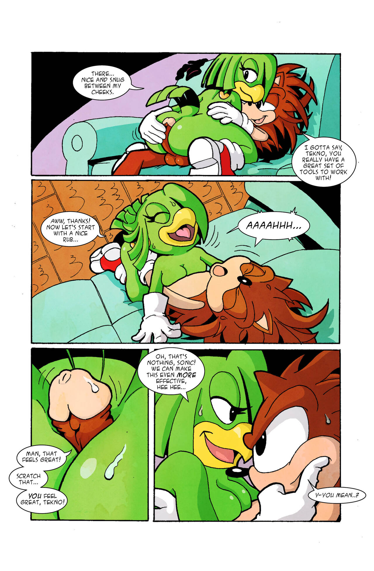 Sonic the Comic: Sonic & Tekno - Quickie Resolved page 6 full