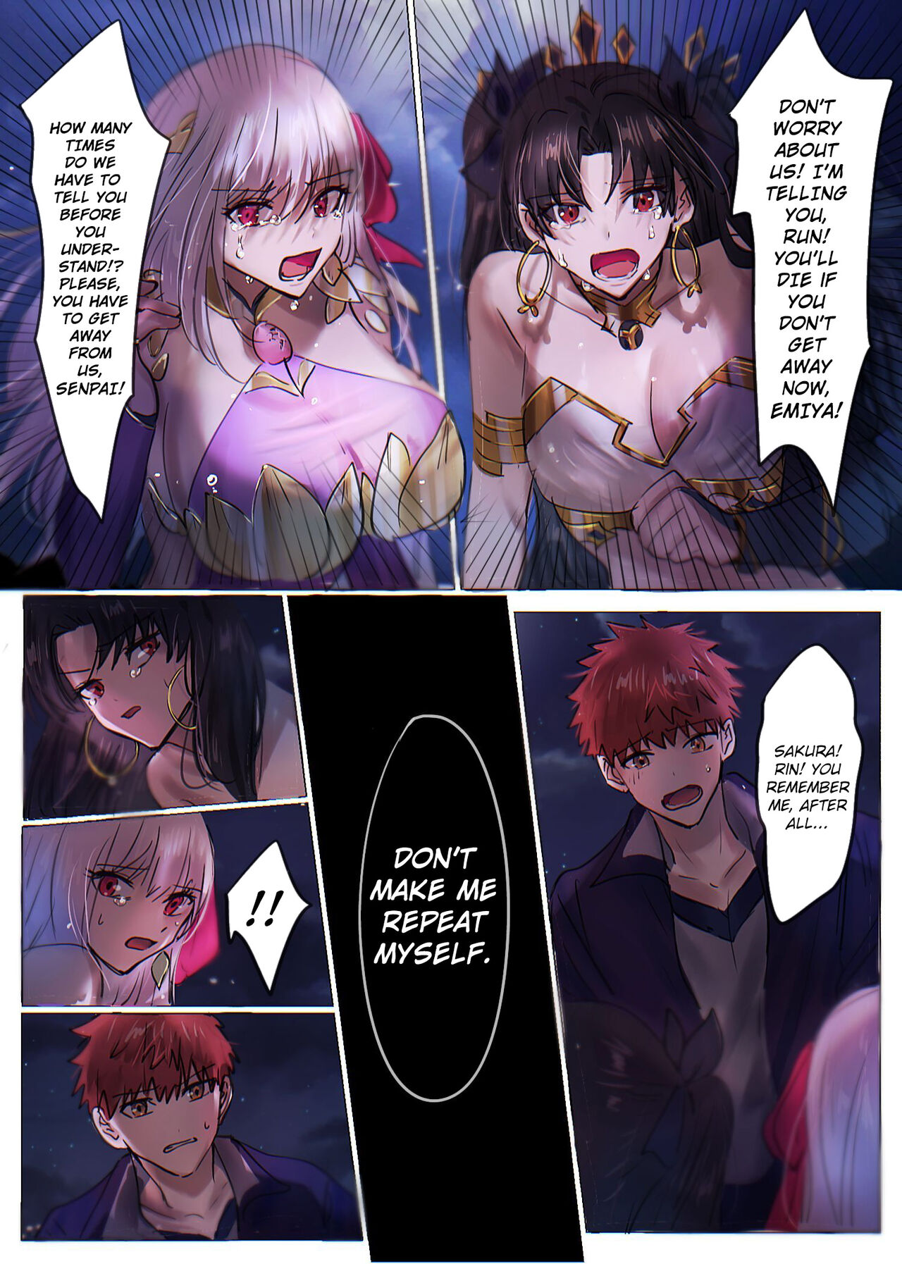 Fate/rewrite ~Rin to Sakura ga Servant-ka Sennou Sareru Hon~ | ~Rin and Sakura Brainwashing Book~ page 12 full