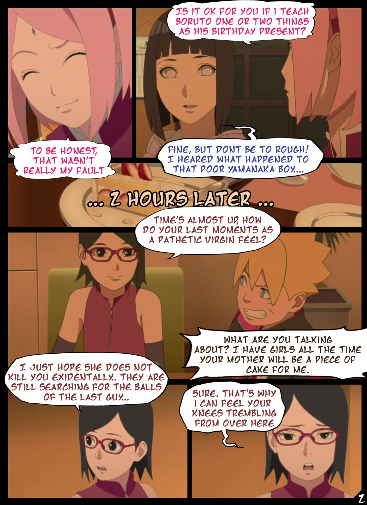 Boruto`s Birthday Clash page 3 full
