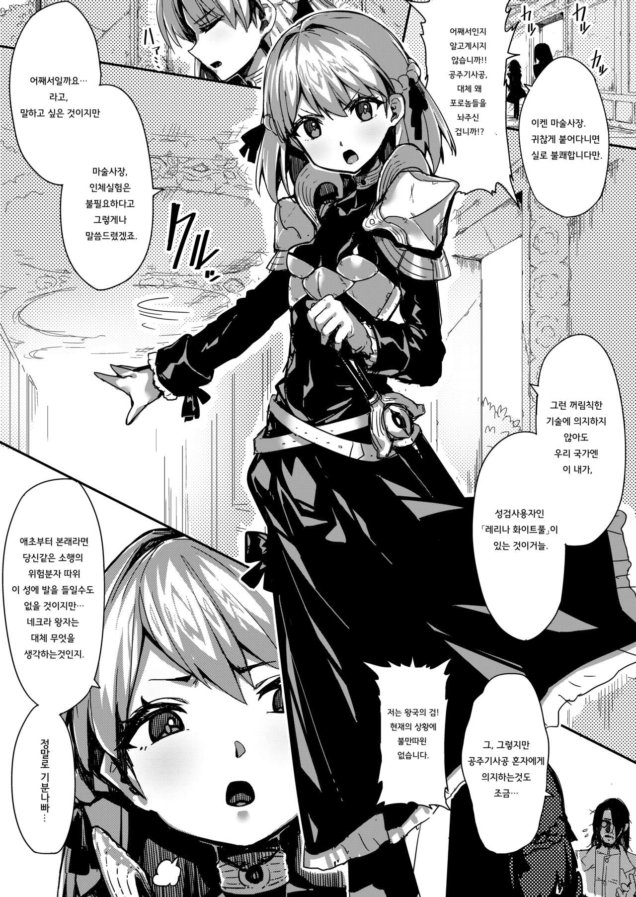 Seiken Rensei "Oukoku no Tsurugi" toka Jishou shite Iki tteta Himekishi ga, Ganimata Kokujoku Gangu ni Ochiru made── | 성검연성 page 2 full