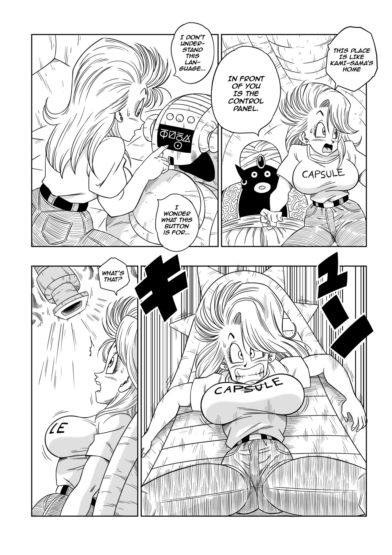 Dagon Ball - Bulma meets Mr.Popo - Sex inside the Mysterious Spaceship! page 6 full