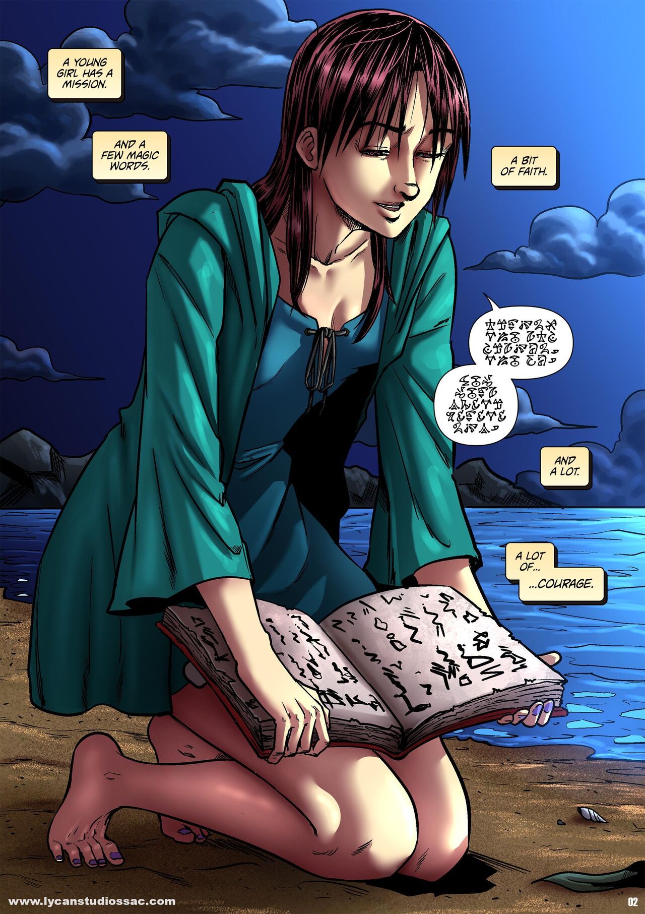 Lovecraft Girl page 5 full
