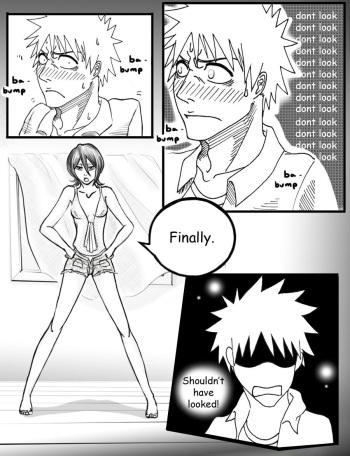 (BleachcakeCosplay)] IchiRuki Doujin Teaser Page ! (Bleach) cover