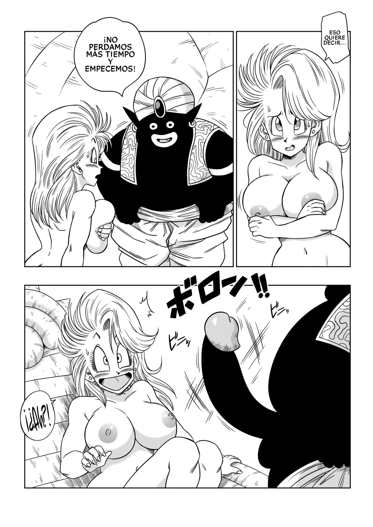 Dagon Ball - Bulma Conoce A Mr. Popo - ¡Sexo Dentro De La Misteriosa Nave Espacial! page 8 full
