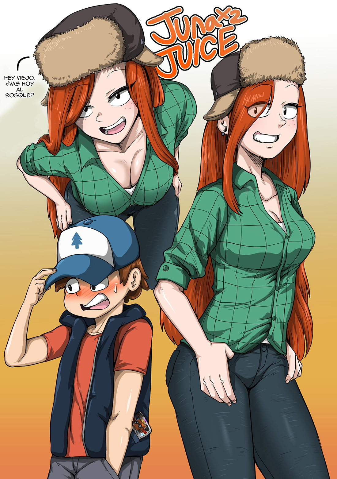 Gravity Falls Graffiti page 1 full