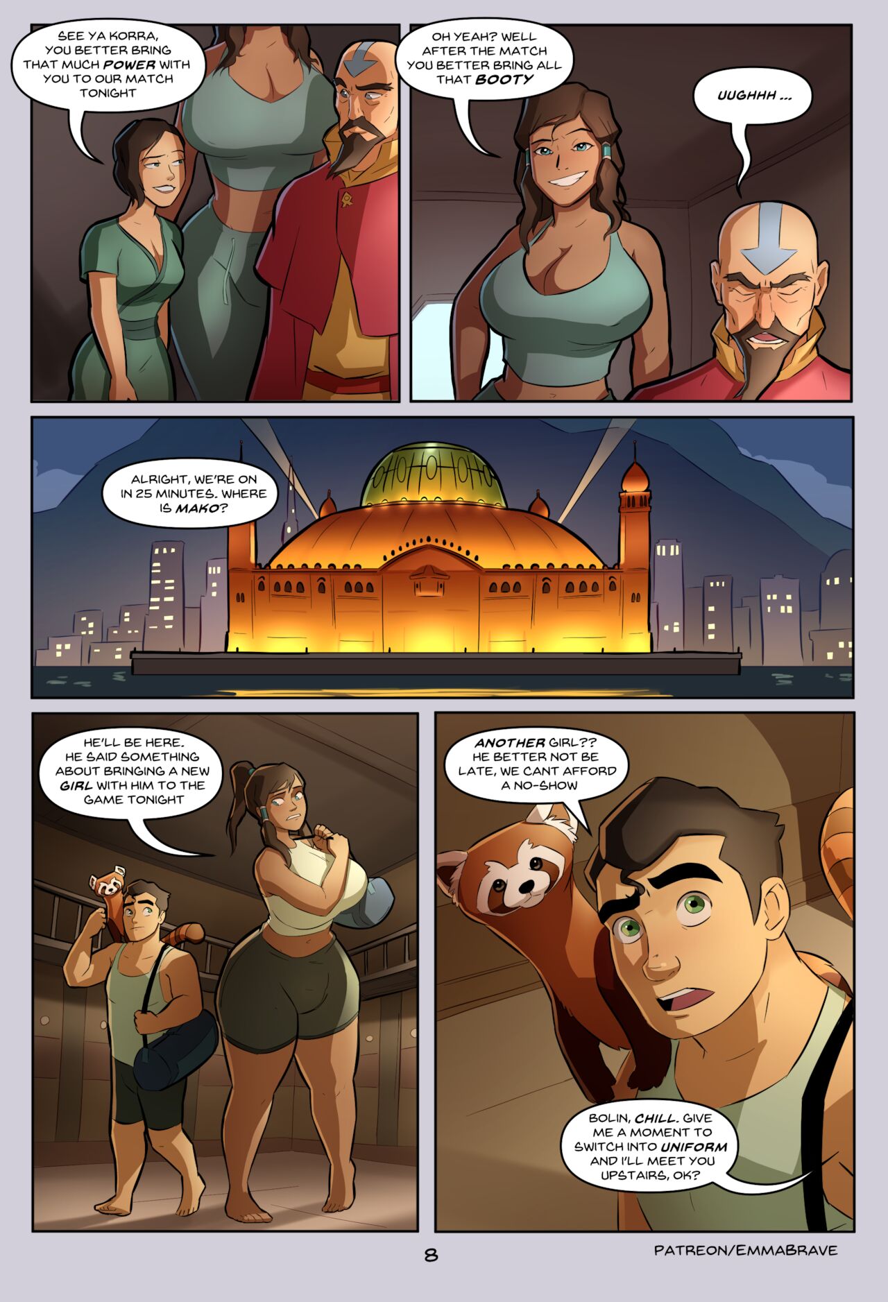 Korra: Book One page 8 full