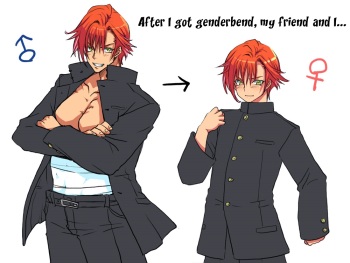 [Eroe] Seitenkango, Shinyuu to | After I got genderbend, my friend and I... [English] cover
