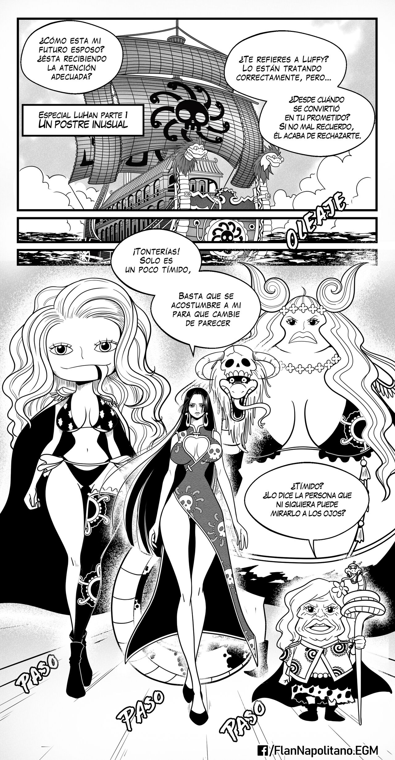 Flan Napolitano - Hancock x Luffy Parte 1 page 3 full